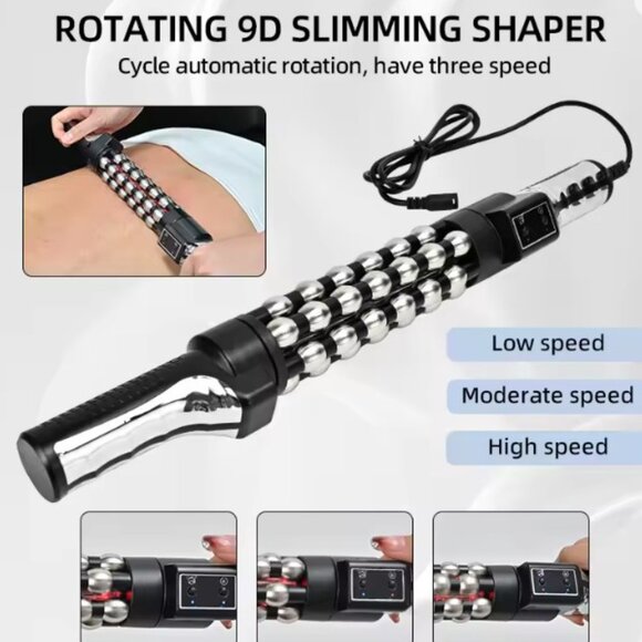 Red Light Heated Massage Device Roll Massager 360° Rotating - Picture 1 of 11